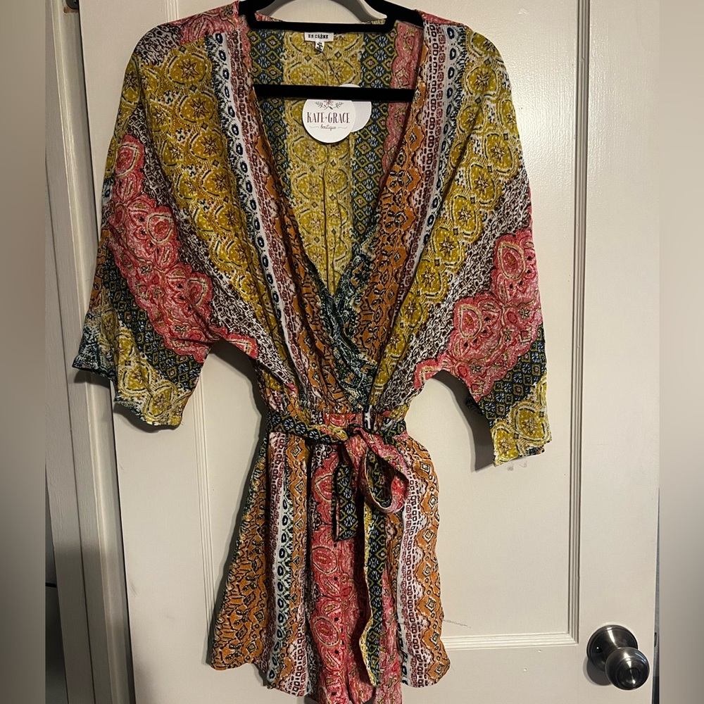NWT colorful romper
